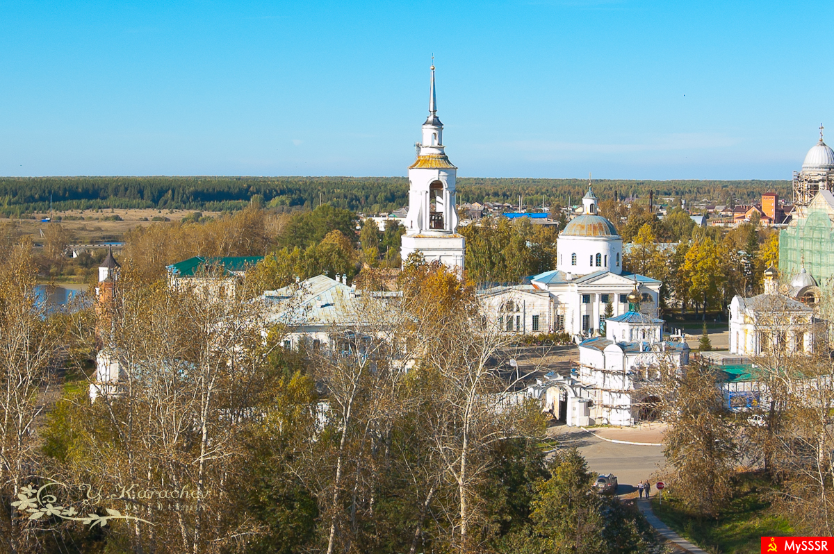 Преображенская церковь на территории Свято-Николаевского мужского монастыря в городе Верхотурье