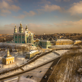 Зима в Смоленскке