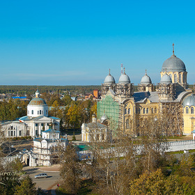Свято-Николаевский мужской монастырь. Вид с колокольни Верхотурского Кремля